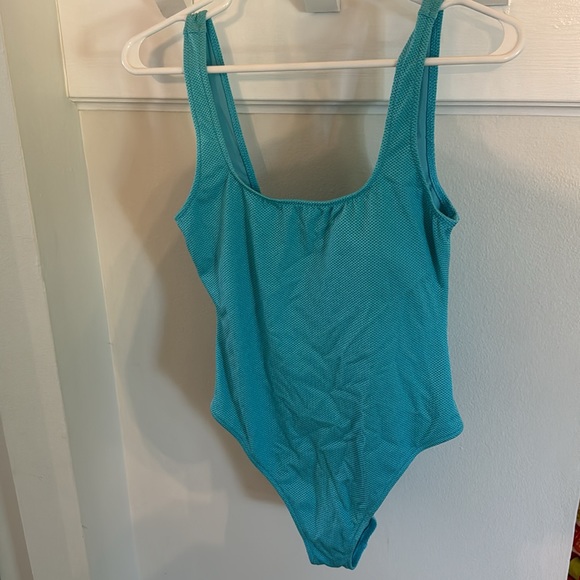 AERIE SHINE PIQUE BABEWATCH ONE PIECE SWIMSUIT - Picture 3 of 7